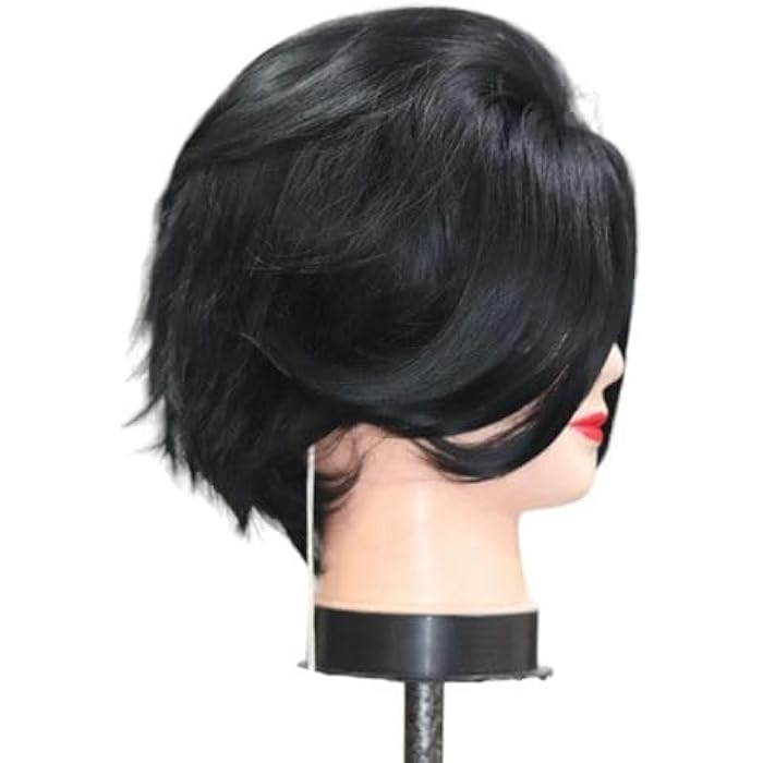 DILLARDS Wig Short Black Wig Suitable For Party - Image 1